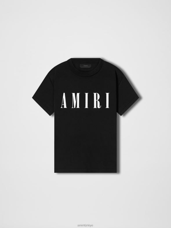ince tişört kadınlar AMIRI siyah Giyim 0864L254